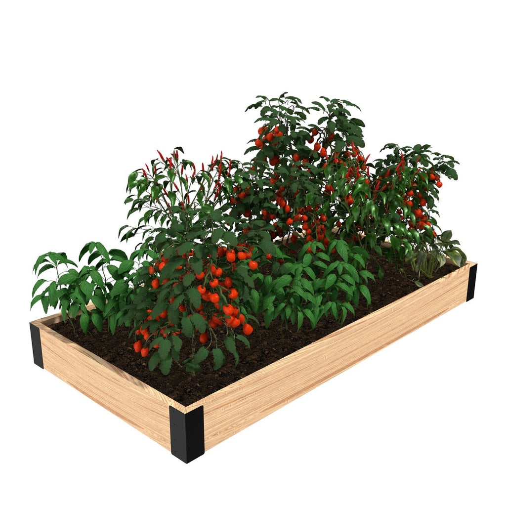 How deep should a raised garden bed be?